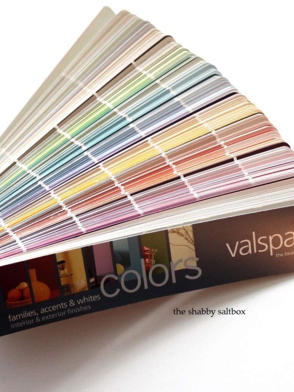 Valspar 1750 Paint Swatch Fan Deck Professional Designer Color Palette Sample